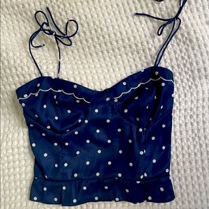 COPY - FREE PEOPLE ADORABLE POLKA DOT TANK